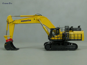 NZG 1:50 Scale #9992 New! Komatsu PC1250-11 Excavator Quick Coupler Yellow 