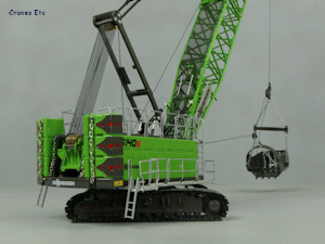 Ros 230.2 Sennebogen 6140e with Diaphragm Wall Grab 1:50 New Boxed 