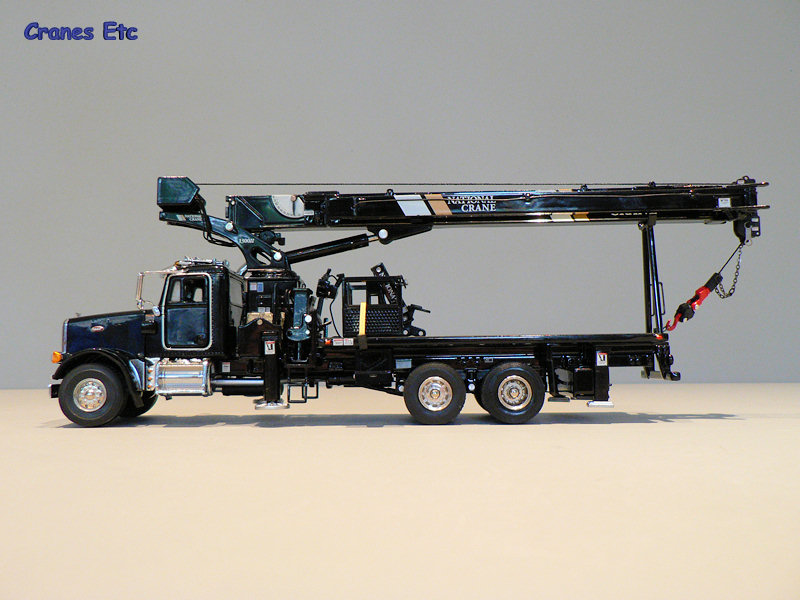 1/50 "BLACK" TWH #048-01036 National Crane 1300H Peterbilt Truck Crane 
