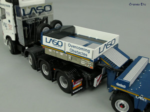 WSI  Volvo FH4 + Nooteboom 2+4 Low Loader   Laso Cranes Etc